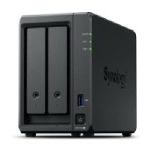Servidor NAS Synology 4Gb 2 Bahías Negro (DS725+)