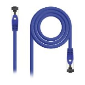 Nanocable Cat.8.1 SSTP 25cm Azul (10.20.2000-L25-BL)