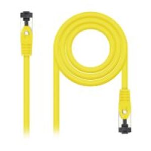 Nanocable Cat.8.1 SSTP 25cm Amarillo (10.20.2000-L25-Y)