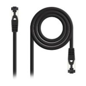 Nanocable Cat.8.1 SSTP 30cm Negro (10.20.2000-L30-BK)
