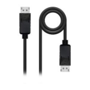 Nanocable DP/M a DP/M 2m Negro (10.15.2802)