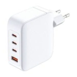 Cargador D-Link 140W 1xUSB-A 3xUSB-C Blanco (DCF-141/E)