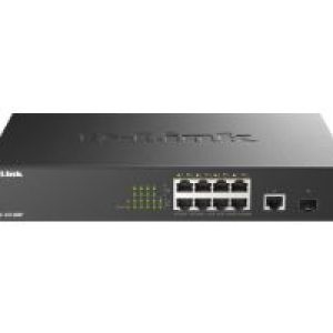 Switch D-Link 8xRJ45 PoE 1xSFP 1U Negro (DGS-1010MP/E)