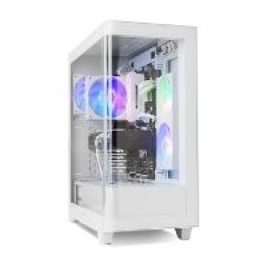 Caja Gaming NOX Ether ATX ITX Blanca (NXHUMMERETHERWH)