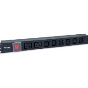 Regleta Equip Rack 19″ 1u 6Tomas+2Tomas (EQ333316)