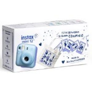 Cámara Fujifilm Instax mini 12 Kit Navidad Pastel Blue