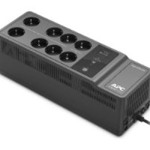 S.A.I. APC 650VA 400W 8xSchuko USB Negra (BE650G2-GR)