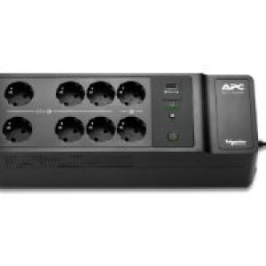 S.A.I. APC 500VA 300W 8xSchuko USB Negra (BE500G2-GR)