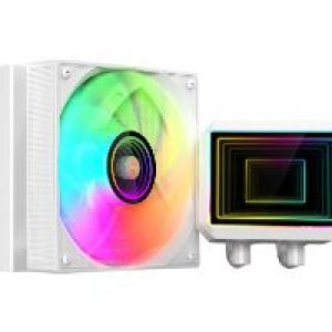 Ref. Líq. Mars Gaming Aio 300w ARGB Blanco (MLTWO120W)