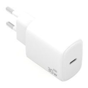Cargador Pared AISENS GaN 1USB-C 30W Blanco (A110-0975)