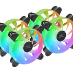 Ventilador Mars Gaming 4x120mm ARGB Blanco (MF4AW)