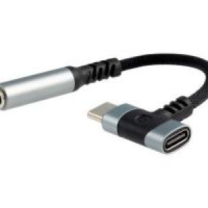 Nanocable USB-C/M+USB-C/H a 3.5mm 0.1m (10.24.1207)