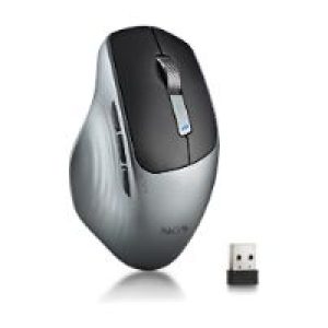 Ratón NGS RF Wireless/BT 1600dpi Negro/Gris (LUSH-RB)