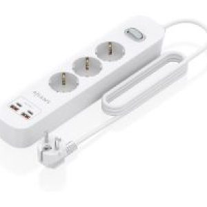 Regleta AISENS 3 Tomas 2xUSB-C 2xUSB-A (ASPS-2A2C10-W)