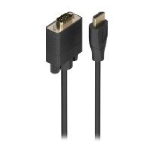 Conversor AISENS VGA/M a HDMI A/M 2m Negro (A122-1012)