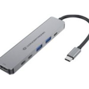 Docking CONCEPTRONIC USB-C a USB-A/USB-C/HDMI (DONN33G)