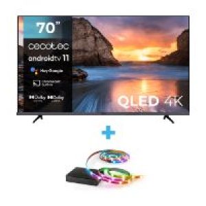 TV CECOTEC V1+ 70″ (02621) +REGALO Sync Box WiZ (9636)B