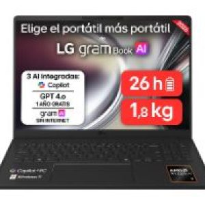 LG gram 16″ R AI 7 16Gb 5212Gb Copilot+ 16U55U-G.AU75BN