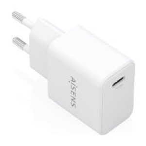 Cargador AISENS GaN 20W 1xUSB-C Blanco (A110-1023)