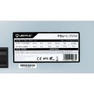 Fuente UNYKA FLEX 1U Estándar 250W Plata (UKPSU1U40004)