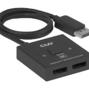Switch Club 3D 2xDP 8K UHD/60Hz Negro (CSV-1009)