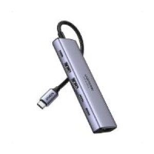 Hub Ugreen 6 en 1 2xUSB-A 1xHDMI 4K Gris (35999)