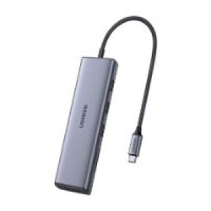 Hub Ugreen Revodok USB-C 6-IN-1. 4K HDMI. GRIS(UG15600)
