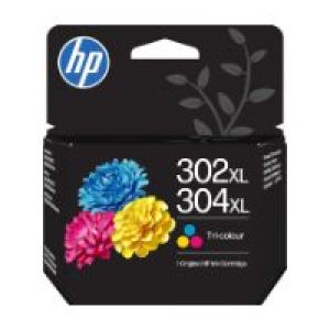 Tinta HP 302XL/304XL Tricolor 100 páginas (B7RT8AE)