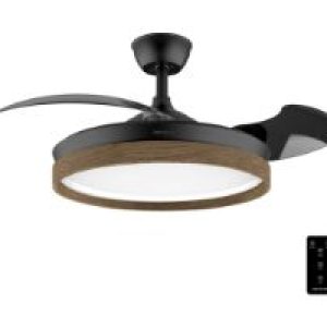 Ventilador Techo CECOTEC Aero 4320 Invisible Wood&BlacK