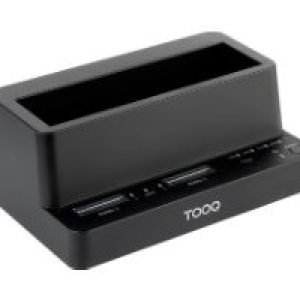 Docking TooQ SSD/HD USB-C PCIe SATA Negro (TQDS-502B)