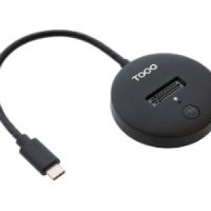 Docking TooQ SSD M2 NVMe PCIe USB-C Negro (TQDS-100B)