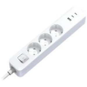 Regleta XIAOMI 20W 3 Tomas 1xUSB-A 2xUSB-C (BHR07UKEU)