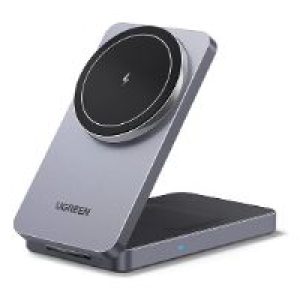 Cargador Ugreen W528 Inalámbrico Gris (45056)