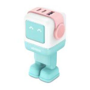 Cargador Ugreen GaN PD 65W Robot 3 Dispositivos (35855)