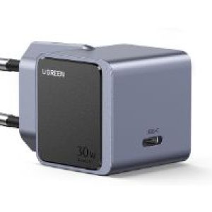 Cargador de Pared Ugreen GaN 30W 1xUSB-C Gris (35041)