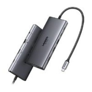 Hub Ugreen USB-C 11 en 1 Gris (45520)