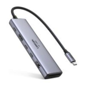 Hub Ugreen USB-C 7 en 1 Gris (45521)