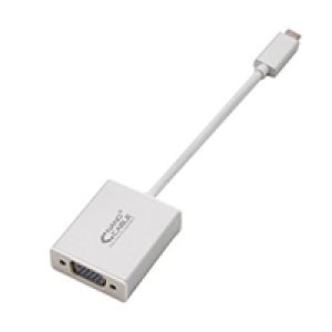 Nanocable USB-C/M a VGA/H 10cm Plata (10.16.4101)