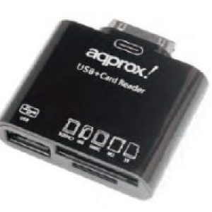 Lector Tarjetas Approx USB 2.0 Negro (APPCRS)