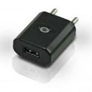 Cargador CONCEPTRONIC Pared 1xUSB 2.0 Negro (CUSBPWR1A)