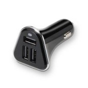 Cargador de Coche TooQ 3xUSB 2.0 26W Negro (TQCC-2003)