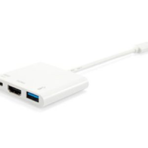 Adaptador EQUIP USB-C a USB-A/USB-C PD/HDMI (EQ133461)