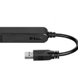 Adaptador de Red D-Link USB 3.0 a RJ45 Negro (DUB-1312)