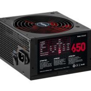 Fuente NOX NX 650W ATX PFC 87% 140mm Negra (NXS650)
