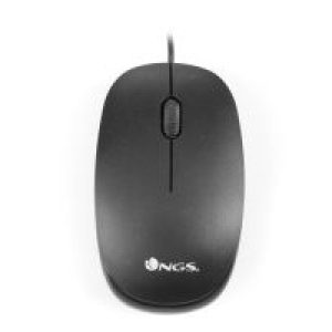 Ratón NGS Óptico USB-A 1000dpi Negro (FLAME BLACK)