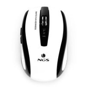 Ratón NGS Óptico RF 1600dpi Blanco (FLEA ADVANCE WHITE)