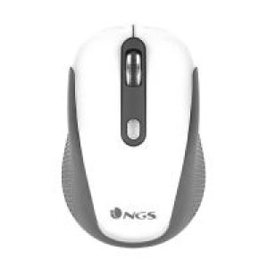 Ratón NGS Óptico Wireless RF 1600dp Blanco (HAZE WHITE)