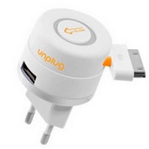 Cargador WOXTER de Viaje Retráctil 1A (TCU 1000 MIN)