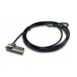 Cable Antirrobo CONCEPTRONIC 1.8m Negro (CNBCOMLOCK18)