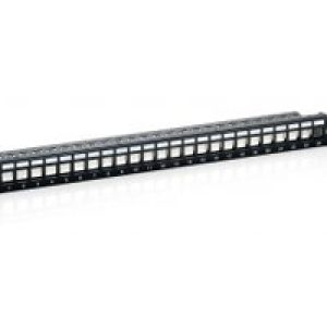 EQUIP Patch Panel Vacío 24 puertos Cat.6 1U (EQ769124)